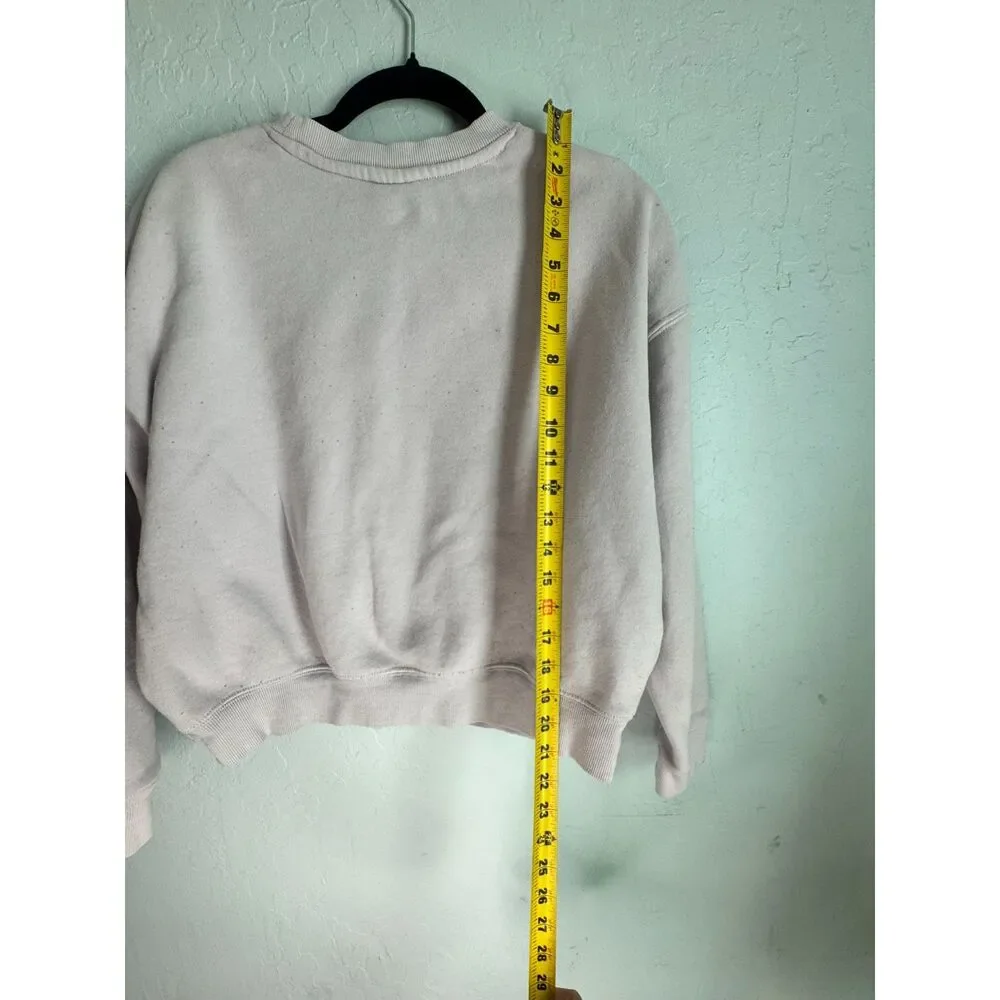 Barbie Pink Graphic Crewneck Sweatshirt Women’s XS Retro Logo Y2K
